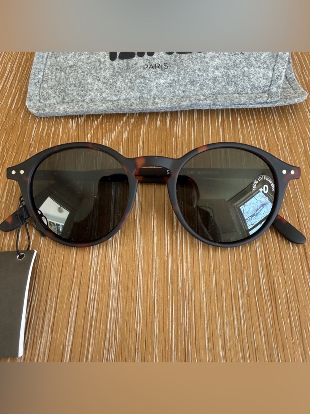 IZIPIZI Men’s Tortoiseshell Sunglasses - Picture 2 of 3